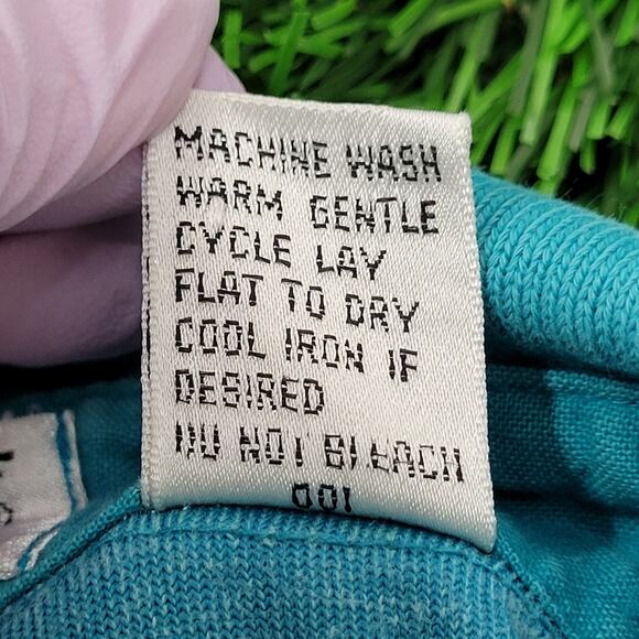 Vintage 90s MOD Velour Collared Sweater Womens M 21x24 Baggy - Picture 7 of 13